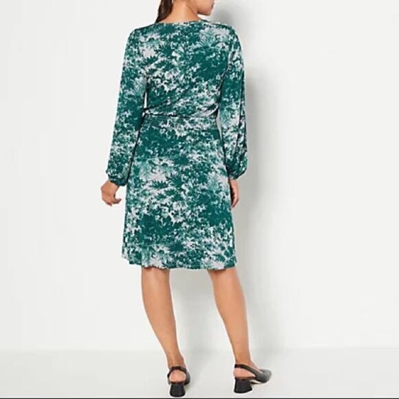 Jason Wu  Smocked Printed Dress - Picture 2 of 5